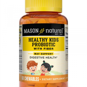 Mason Natural Healthy Kids Probiotic with Fiber by 60 chewables