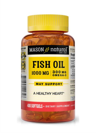 Mason natural Fish Oil 1000mg by 400 softgel