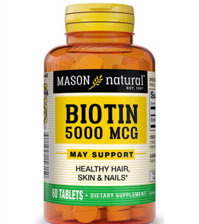 Mason Natural Biotin 5000 MCG by 60 tablets