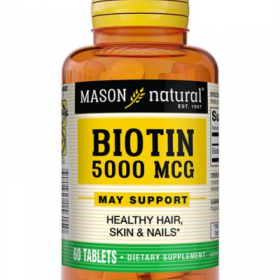 Mason Natural Biotin 5000 MCG by 60 tablets