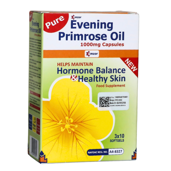 Emzor Evening Primrose Oil Capsules