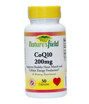NATURE'S FIELDS CoQ10 200MG BY 30 CAPSULES
