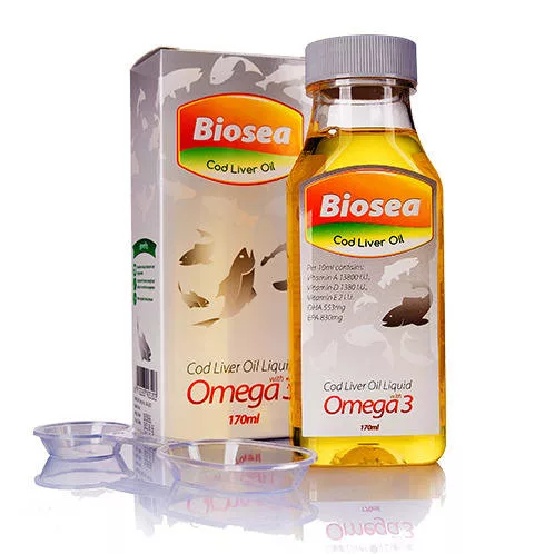 Biosea Cod Liver Oil + Omega 3 Plain