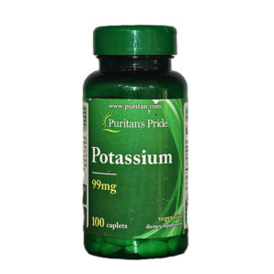 Puritan’s Pride Potassium 99mg 100 Caplets