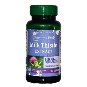 Puritan’s Pride Milk Thistle Extract 1000mg Equivalent Rapid Release Soft Gels