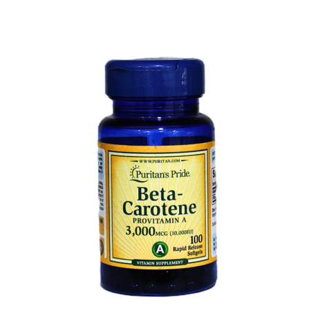 Puritan’s Pride Beta-Carotene Provitamin A 3000mcg (10,000iu)