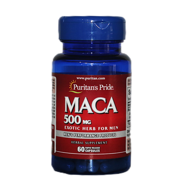 Puritan’s Pride MACA 500mg 60 Rapid Release Capsules