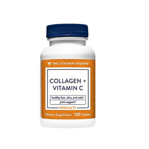 The Vitamin Shoppe Collagen + Vitamin C 120 Tablets