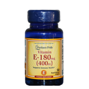 Puritan’s Pride Vitamin E-180mg (400 IU) 50 Rapid Release Soft Gels