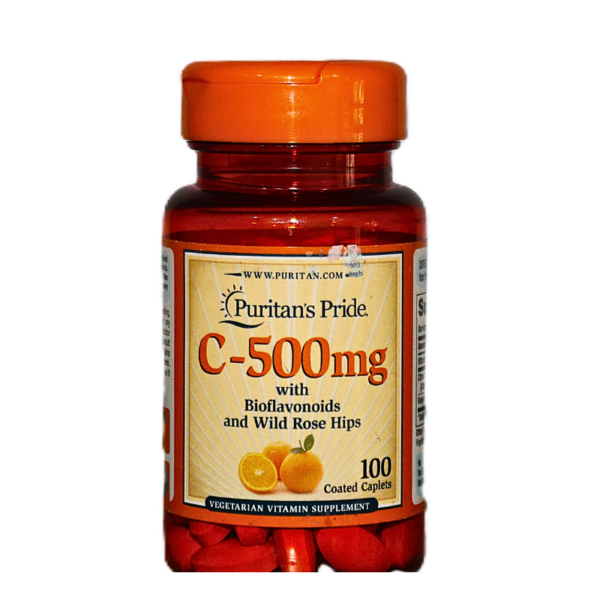 Puritan’s Pride C-500mg with Bioflavonoids and Wild Rose Hips