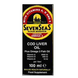 Seven Seas Cod Liver Oil Plus Omega 3 Fish Oil 100ml