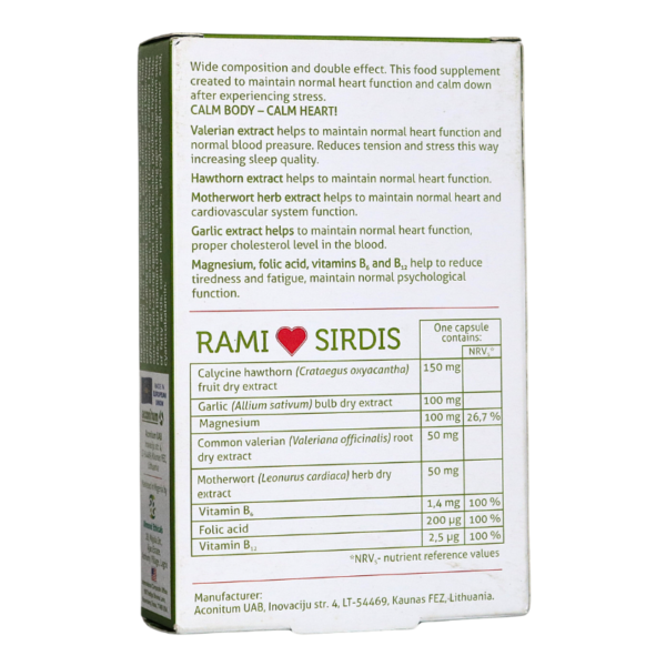 Rami Sirdis Capsules