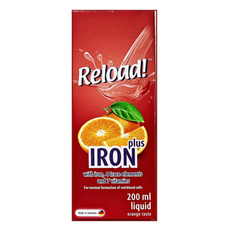 Reload!TM Iron Plus 200ml Liquid