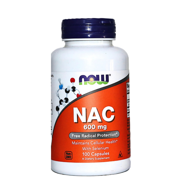 Now® NAC 600mg Free Radial Protection with Selenium 100 Capsules