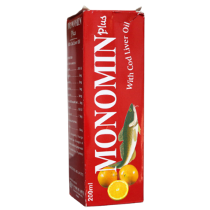 Monomin Plus with Cod Liver Oil 200ml