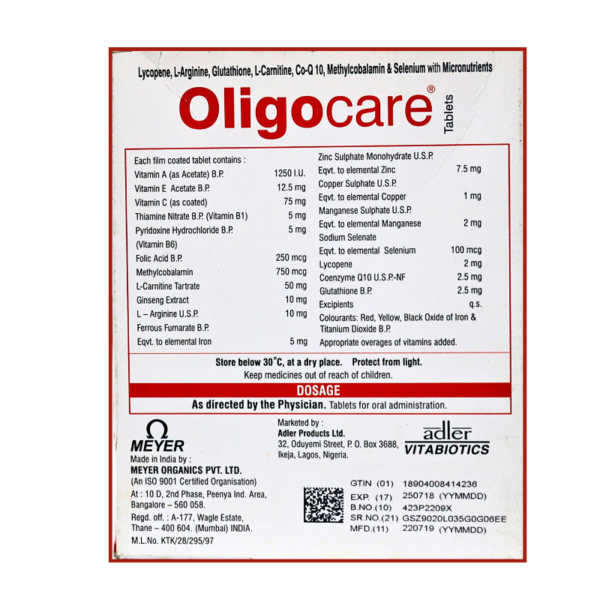 Meyer Oligocare® Tablets