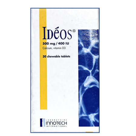 Ideos 500mg/400iu Calcium, Vitamin D3 Supplement