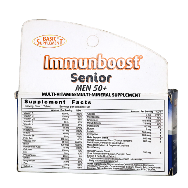 Immunboost® Senior Men 50+ 90 Tablets