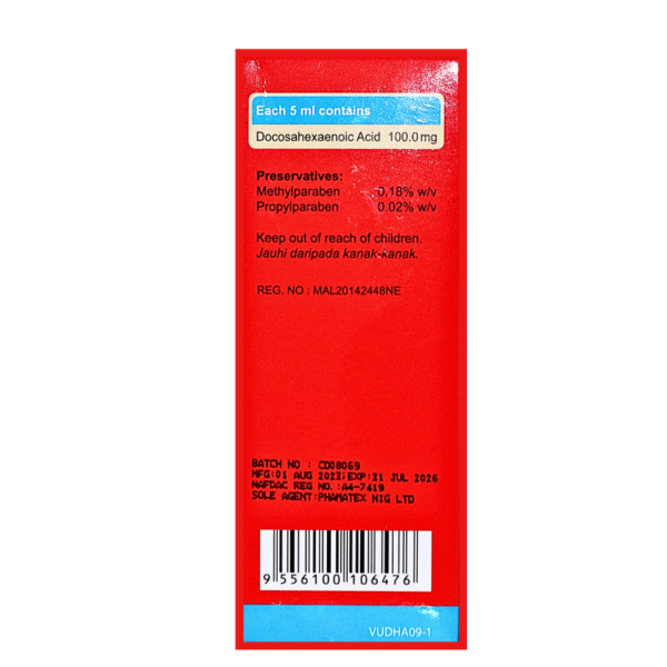 Hovid DHA Emulsion Docosahexaenoic Acid 100ml