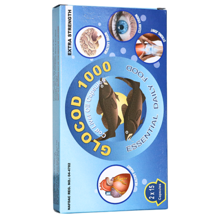 Glocod 1000 Cod Liver Oil Capsules