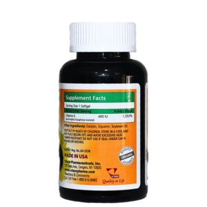 Vitane’s Nature Vitamin E-400 IU USP 120 Soft Gels