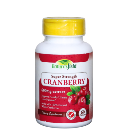 Nature’s Field Super Strength Cranberry 600mg Capsules