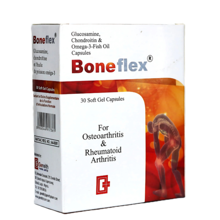 Boneflex® Glucosamine, Chondroitin, Omega-3-Fish Oil Capsules