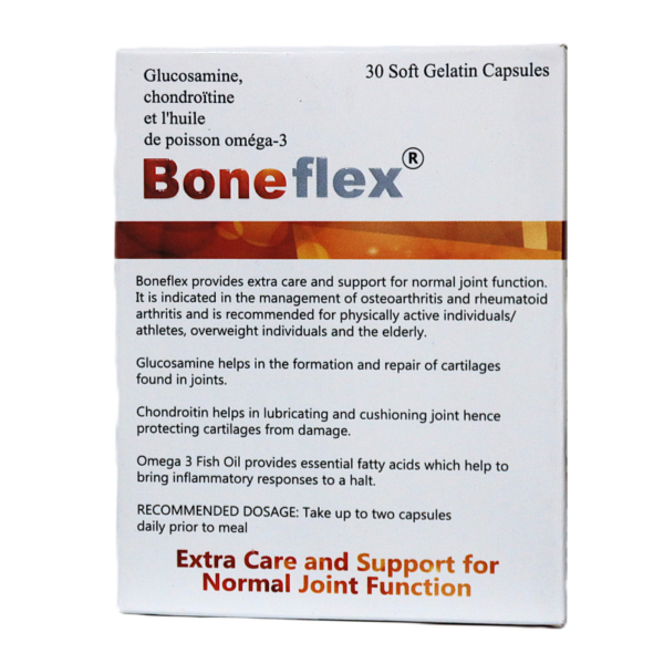 Boneflex® Glucosamine, Chondroitin, Omega-3-Fish Oil Capsules