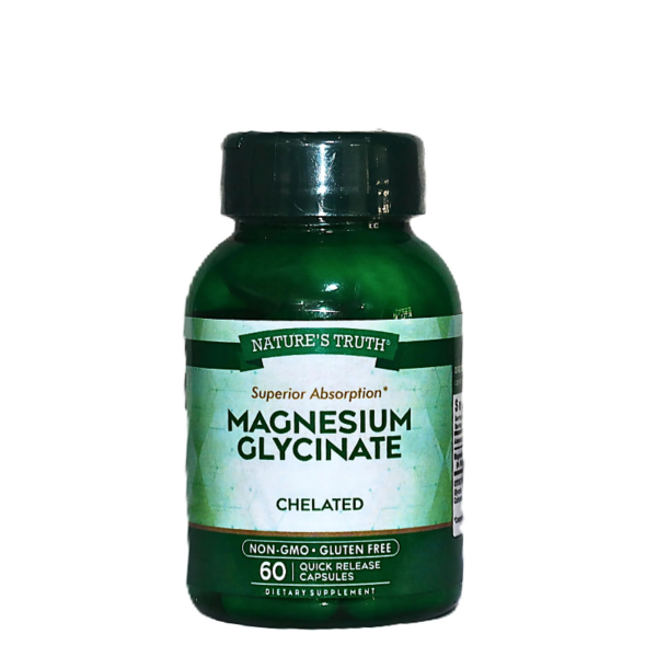 Nature’s Truth® Super Absorption® Magnesium Glycinate 60 Quick Release Capsules