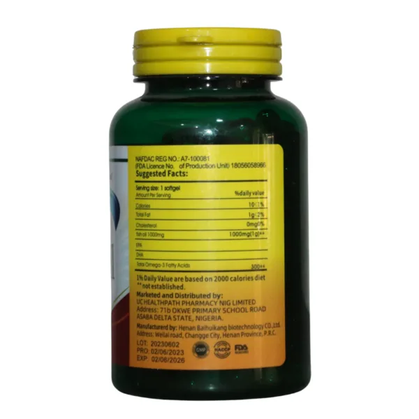 Healthpath natural omega-3 fish oil 1000mg