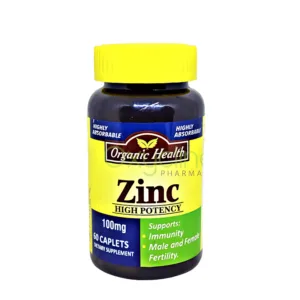 Organic Health Zinc 100mg